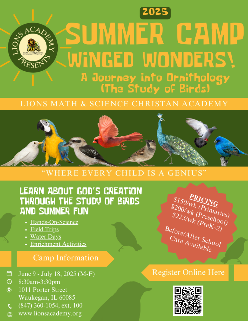 Lions Math and Science Christian Academy Summer Camp 2025